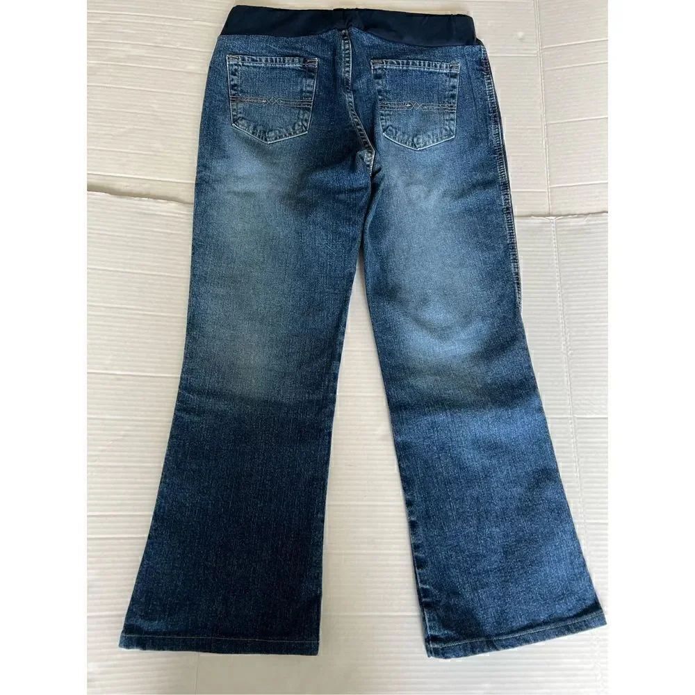 Motherhood Maternity size Small pull on boot cut jeans - Picture 9 of 10